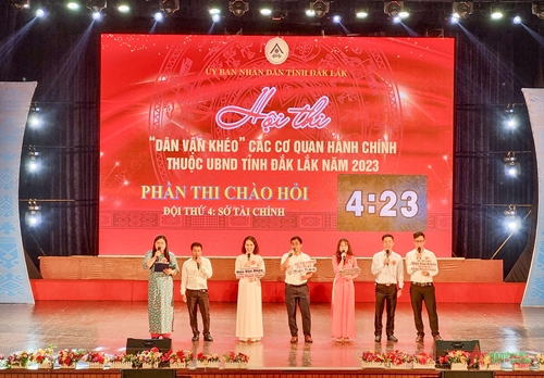 Đắk Lắk: Hội thi Dân vận khéo các cơ quan hành chính thuộc UBND tỉnh